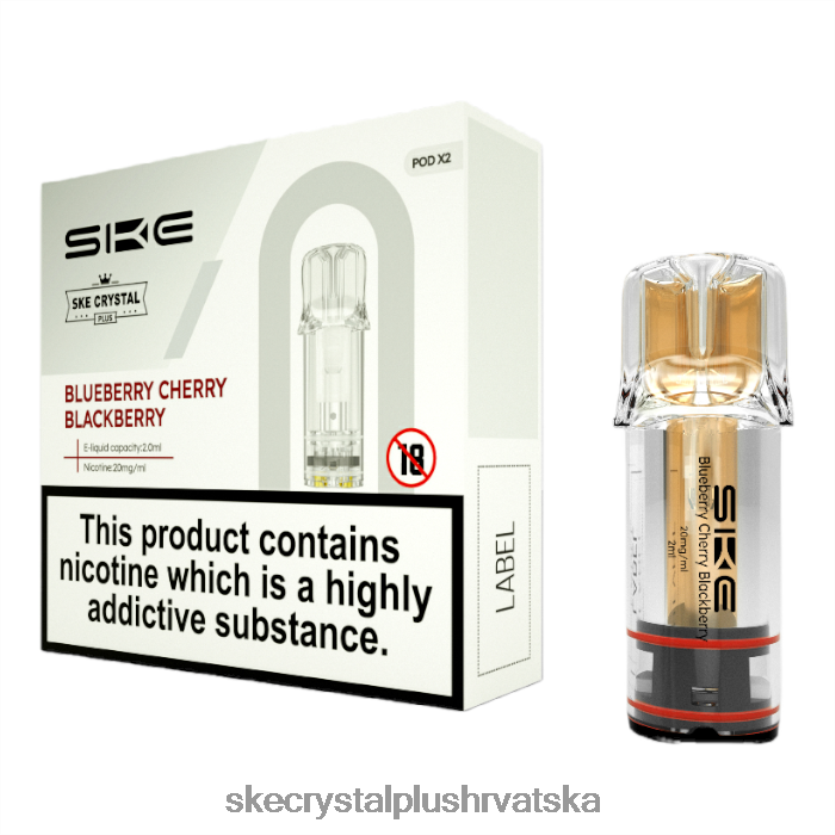 SKE Vape Review | kristalne vape plus mahune SKE borovnica trešnja kupina XLX2ZT108